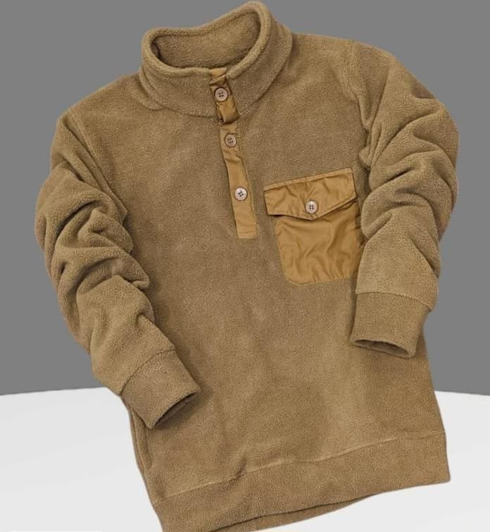 Buttom UP Sweatshirt for men